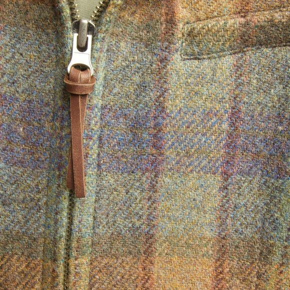 Ralph Lauren Green Label Check Zipper Blazer Jacket Petite 2P--Excellent Conditi - Picture 8 of 11